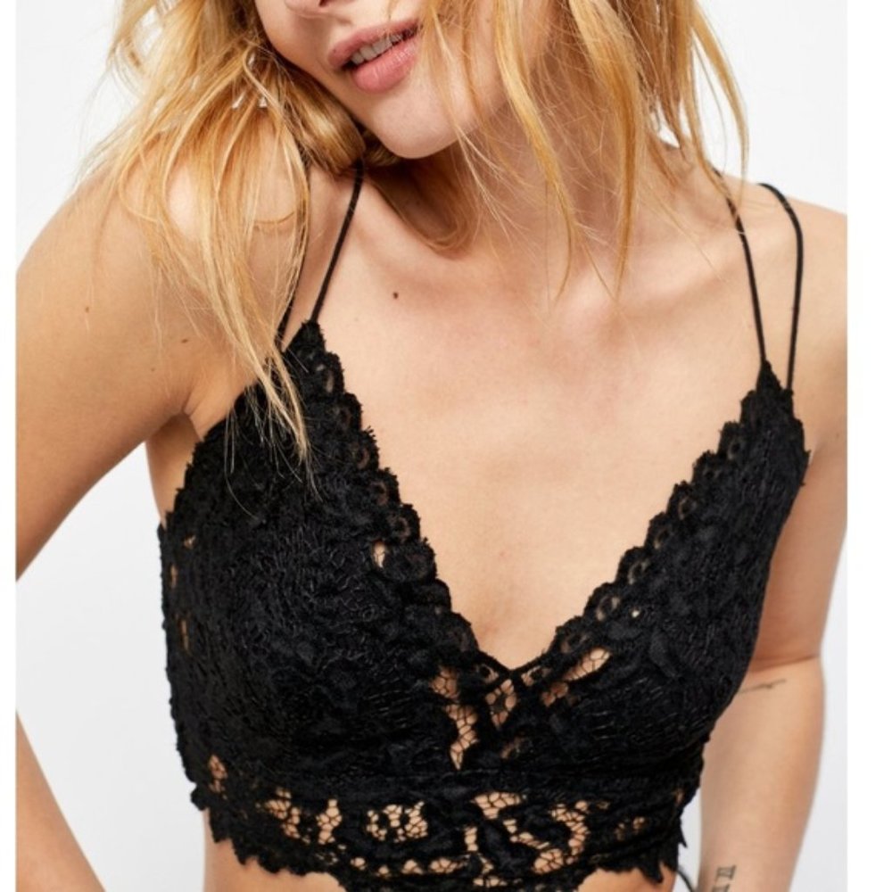 NWT Free People Celine Crochet Lace Bralette - XS